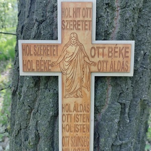 Házi áldás fa tábla kereszt hit szeretet , Otthon & Életmód, Dekoráció, Kép & Falikép, Fából készült kép, Gravírozás, pirográfia, 25 x 15 cm-es gravírozott Házi áldás, fali dekoráció.

Napi emlékeztetőkkel-otthonunk védelméért mo..., MESKA