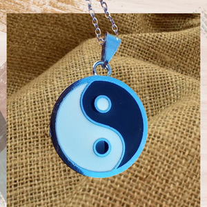 Nyaklánc egyedi spirituális Yin-yang nyaklánc - Meska.hu