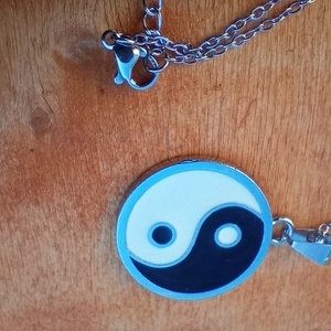 Nyaklánc egyedi spirituális Yin-yang nyaklánc - ékszer - nyaklánc - medálos nyaklánc - Meska.hu