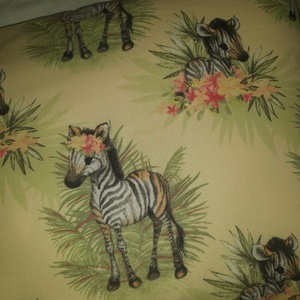 Zebu a kis zebra párnahuzat  - játék & sport - ovis felszerelés - ovis párna, kispárna - Meska.hu