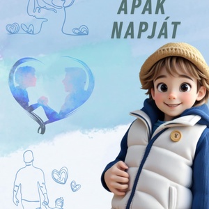 Apák Napi Köszöntő Ajándék Egyedi Grafikával  - Meska.hu