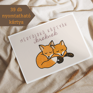 Mérföldkő kártyák IKER babáknak (nyomtatható), Otthon & Életmód, Papír, írószer, Babanapló, Fotó, grafika, rajz, illusztráció, MESKA