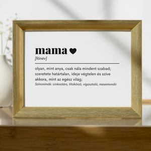 Mama, nagymama  nyomtatható A4-es poszter (pdf) - Meska.hu