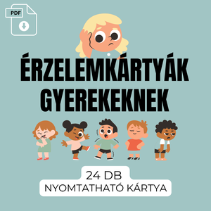 Érzelemkártyák gyerekeknek (nyomtatható pdf) - Meska.hu
