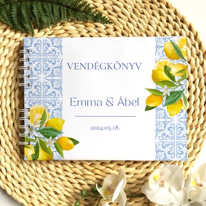 Sicily esküvői vendégkönyv, fotóalbum - esküvő - emlék & ajándék - vendégkönyv - Meska.hu