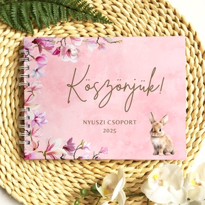 Rózsaszín virágos fotóalbum, emlékkönyv, Otthon & Életmód, Papír, írószer, Album & Fotóalbum, Fotó, grafika, rajz, illusztráció, Könyvkötés, MESKA