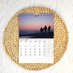 Fényképes falinaptár névnapokkal 2026 - otthon & életmód - dekoráció - fali és függő dekoráció - falinaptár & öröknaptár - Meska.hu
