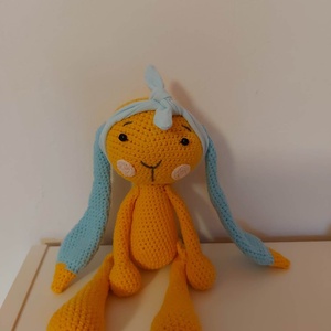 Sárga amigurumi nyuszi - Meska.hu