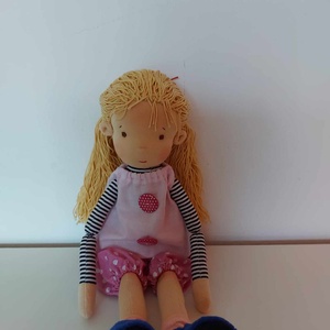  Lili, öltöztethető Waldorf baba - játék & sport - baba & babaház - öltöztethető baba - Meska.hu