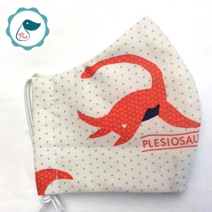 Egyedi szájmaszk - dinószauruszos gyerek szájmaszk - textil szájmaszk - egészségügyi szájmaszk - gyerek - gyerek - Meska.hu