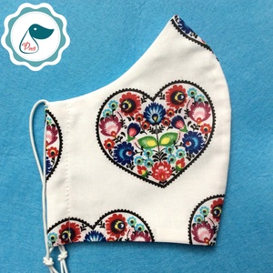 Egyedi szájmaszk - női szájmaszk - textil szájmaszk - egészségügyi szájmaszk - női - női - Meska.hu