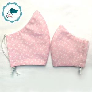 Egyedi szájmaszk - Masnis - Anya és lánya  szájmaszk - textil szájmaszk - egészségügyi szájmaszk -  - Meska.hu