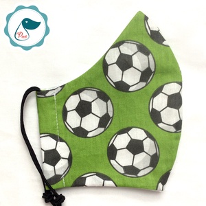 Maszk - egyedi szájmaszk - férfi futball labdás szájmaszk - textil szájmaszk - egészségügyi szájmaszk -  - Meska.hu