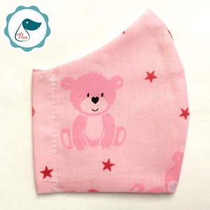  Egyedi arcmaszk - macis gyerek maszk - textil szájmaszk - egészségügyi szájmaszk - gyerek - gyerek - Meska.hu