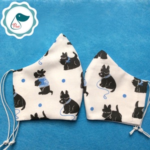 Egyedi szájmaszk -Anya és lánya  szájmaszk - textil szájmaszk - egészségügyi szájmaszk -  - Meska.hu