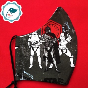 Egyedi szájmaszk -Star Wars- férfi mintás szájmaszk - textil szájmaszk - egészségügyi szájmaszk -  - Meska.hu