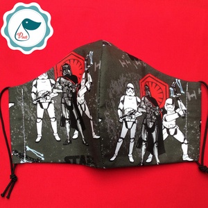 Egyedi szájmaszk -Star Wars- férfi mintás szájmaszk - textil szájmaszk - egészségügyi szájmaszk -  - Meska.hu
