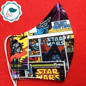 Egyedi szájmaszk - Star Wars - férfi szájmaszk - textil szájmaszk - egészségügyi szájmaszk -  - Meska.hu