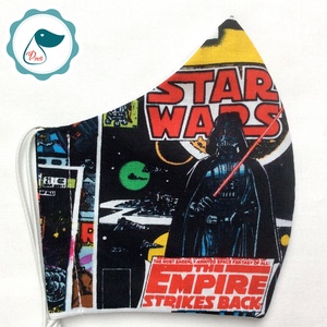 Egyedi szájmaszk - Star wars- kiskamasz szájmaszk - textil szájmaszk - egészségügyi szájmaszk - mosható szájmaszk -  - Meska.hu
