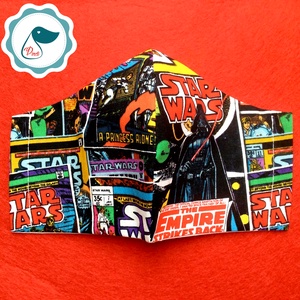 Egyedi Star Wars - szájmaszk - kiskamasz szájmaszk - textil szájmaszk - egészségügyi szájmaszk - mosható szájmaszk -  - Meska.hu