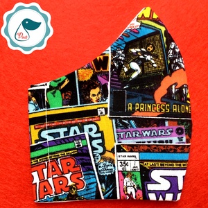 Egyedi Star Wars - szájmaszk - kiskamasz szájmaszk - textil szájmaszk - egészségügyi szájmaszk - mosható szájmaszk -  - Meska.hu