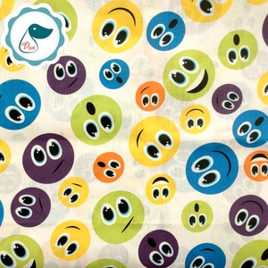 Egyedi smile mintás férfi szájmaszk - textil szájmaszk - egészségügyi szájmaszk - férfi & uniszex - férfi & uniszex - Meska.hu