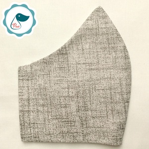 Egyedi világos szürke mintás férfi szájmaszk - textil szájmaszk - egészségügyi szájmaszk - férfi & uniszex - férfi & uniszex - Meska.hu