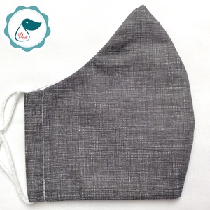 Egyedi szájmaszk - férfi szürke szájmaszk - textil szájmaszk - egészségügyi szájmaszk - férfi & uniszex - férfi & uniszex - Meska.hu