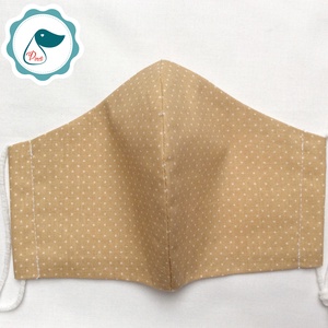  Egyeditű pöttyös kiskamasz szájmaszk - textil szájmaszk - egészségügyi szájmaszk - mosható szájmaszk -  - Meska.hu