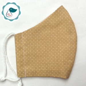  Egyeditű pöttyös kiskamasz szájmaszk - textil szájmaszk - egészségügyi szájmaszk - mosható szájmaszk -  - Meska.hu