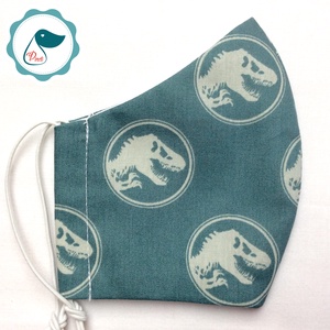 Egyedi Jurassic world mintás arcmaszk - kiskamasz - textil maszk - egészségügyi szájmaszk - mosható szájmaszk - férfi & uniszex - férfi & uniszex - Meska.hu