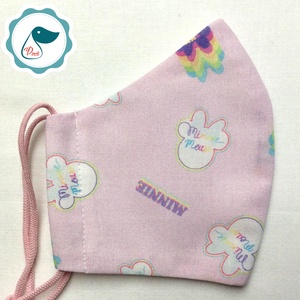 Egyedi - Minnie mintás -  gyerek szájmaszk - textil szájmaszk  - mosható szájmaszk - gyerek - gyerek - Meska.hu