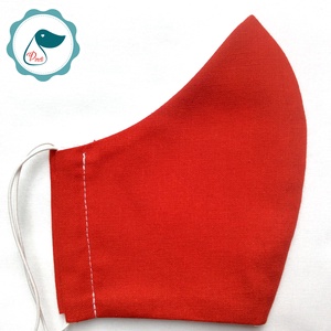 Egyedi szájmaszk -piros férfi szájmaszk - textil szájmaszk - egészségügyi szájmaszk - férfi & uniszex - férfi & uniszex - Meska.hu