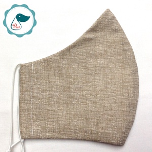 Egyedi  férfi drapp maszk - textil arcmaszk - egészségügyi szájmaszk - férfi & uniszex - férfi & uniszex - Meska.hu