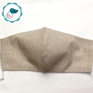Egyedi  férfi drapp maszk - textil arcmaszk - egészségügyi szájmaszk - férfi & uniszex - férfi & uniszex - Meska.hu