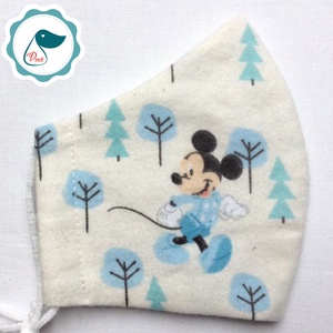 Egyedi mikiegér mintás -   flanel gyerek szájmaszk - textil szájmaszk  - mosható szájmaszk - gyerek - gyerek - Meska.hu