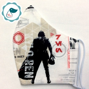 Egyedi star wars mintás - felnőtt női és teenager szájmaszk - textil szájmaszk - egészségügyi szájmaszk -  - Meska.hu