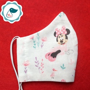 Egyedi minnie mintás maszk - gyerek arcmaszk - textil szájmaszk - egészségügyi szájmaszk - mosható szájmaszk - gyerek - gyerek - Meska.hu