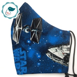 Egyedi star wars mintás - felnőtt női és teenager - textil szájmaszk - egészségügyi szájmaszk - gyerek - gyerek - Meska.hu
