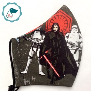 Egyedi star wars mintás - kiskamasz arcmaszk - textil maszk - egészségügyi szájmaszk - mosható szájmaszk - gyerek - gyerek - Meska.hu