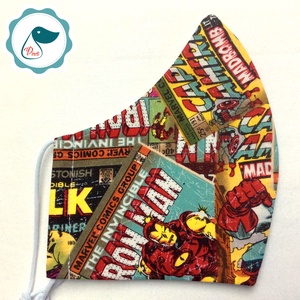 Marvel szuperhősök maszk - mintás egyedi arcmaszk - férfi szájmaszk - textil szájmaszk - egészségügyi szájmaszk - férfi & uniszex - férfi & uniszex - Meska.hu