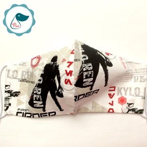 Star wars maszk - mintás egyedi férfi arcmaszk - textil szájmaszk - egészségügyi szájmaszk - férfi & uniszex - férfi & uniszex - Meska.hu