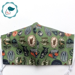 Egyedi Jurassic world mintás - kiskamasz arcmaszk - Dinós textil szájmaszk - egészségügyi szájmaszk - mosható szájmaszk - gyerek - gyerek - Meska.hu