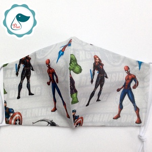 Egyedi  pókember mintás - kiskamasz  marvel arcmaszk - textil szájmaszk - egészségügyi szájmaszk - mosható szájmaszk - gyerek - gyerek - Meska.hu