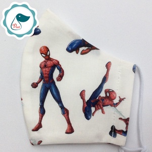 Egyedi  pókemberes maszk - kiskamasz  marvel arcmaszk - textil szájmaszk - egészségügyi szájmaszk - mosható szájmaszk - gyerek - gyerek - Meska.hu