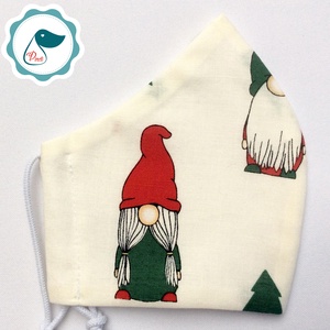 Egyedi manós maszk - karácsonyi gyerek  arcmaszk - textil szájmaszk - egészségügyi szájmaszk - mosható szájmaszk - gyerek - gyerek - Meska.hu