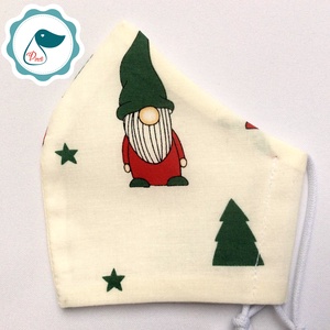 Egyedi manós maszk - karácsonyi gyerek  arcmaszk - textil szájmaszk - egészségügyi szájmaszk - mosható szájmaszk - gyerek - gyerek - Meska.hu