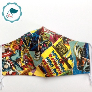 Maszk -marvel szuperhösők - mintás egyedi szájmaszk - férfi szájmaszk - textil szájmaszk - egészségügyi szájmaszk - férfi & uniszex - férfi & uniszex - Meska.hu