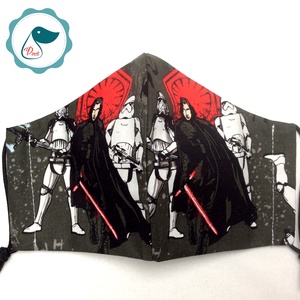 Egyedi star wars mintás - kiskamasz szájmaszk - textil szájmaszk - egészségügyi szájmaszk - mosható szájmaszk - gyerek - gyerek - Meska.hu