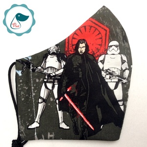 Egyedi star wars mintás - kiskamasz szájmaszk - textil szájmaszk - egészségügyi szájmaszk - mosható szájmaszk - gyerek - gyerek - Meska.hu